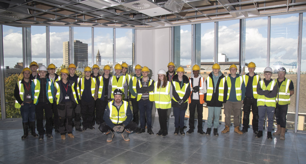 Centre Square visit for teenage joiners and plumbers 