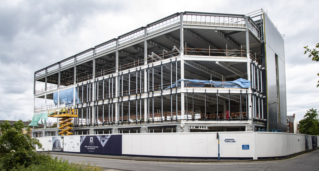 Building Six construction - 3 May 2022