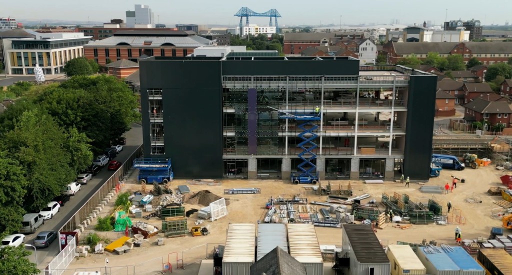 Building Six construction - July 2022