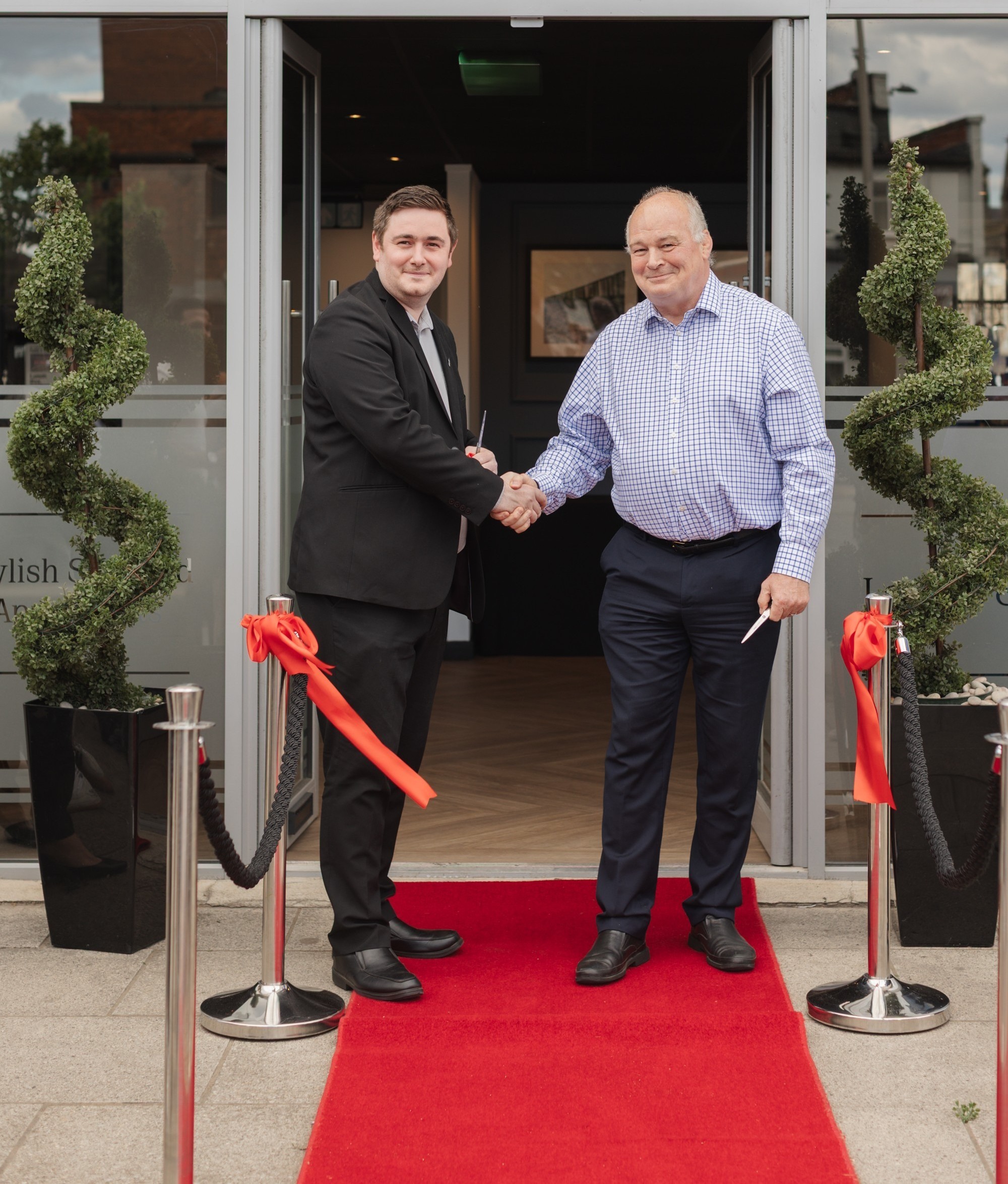 Middlesbrough Mayor Chris Cooke (Left) and Developer Mark Ashall (Right)